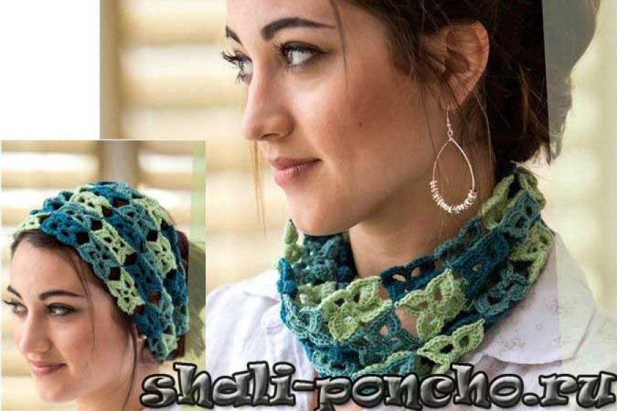 Mini Shali Снуд Гортензия